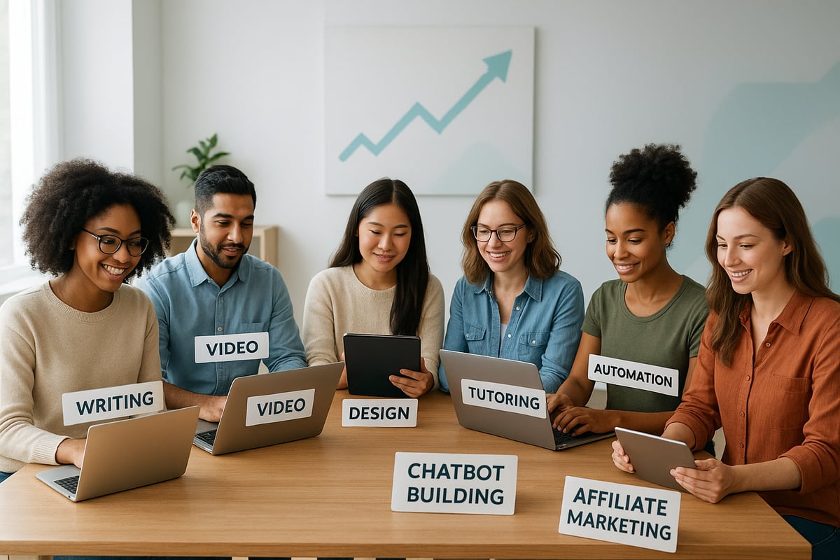 7 Lucrative AI Hustles No Code Needed in 2025