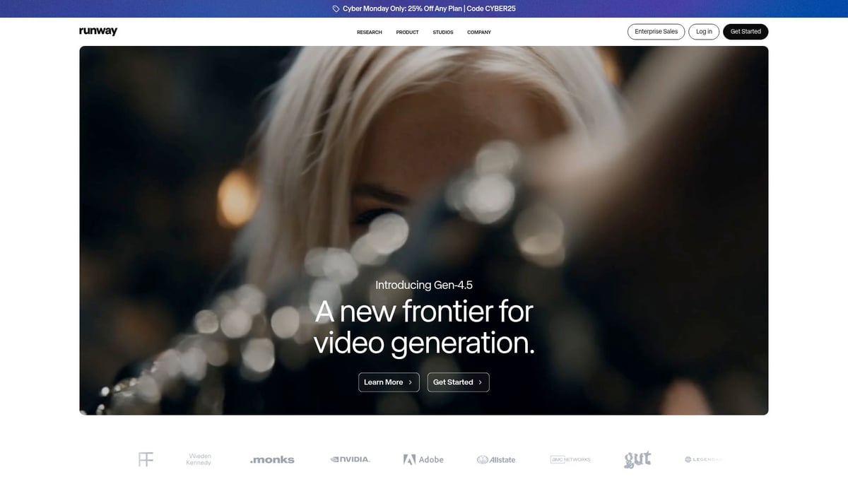 Top 8 Picks for the Best AI Video Generator 2026 - 2. Runway