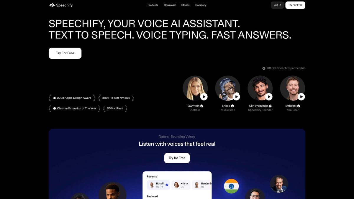 7 Best AI Voice Generator for YouTube in 2026 - Speechify
