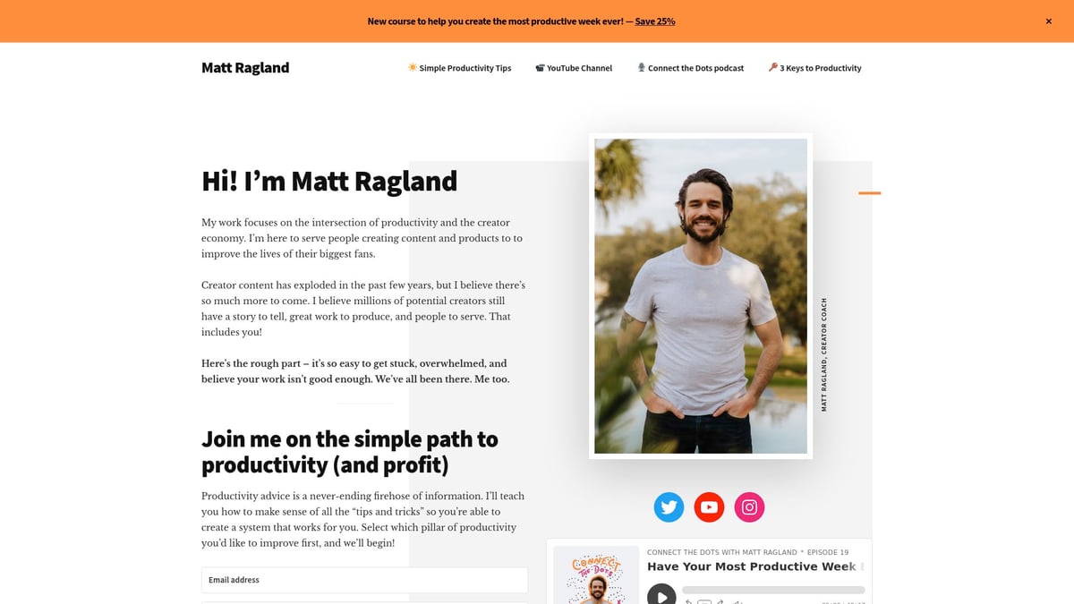 9 Brilliant Blogs About Productivity to Transform 2026 - Matt Ragland