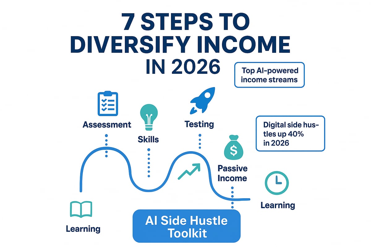 Step-By-Step Guide: How to Diversify Your Income in 2026
