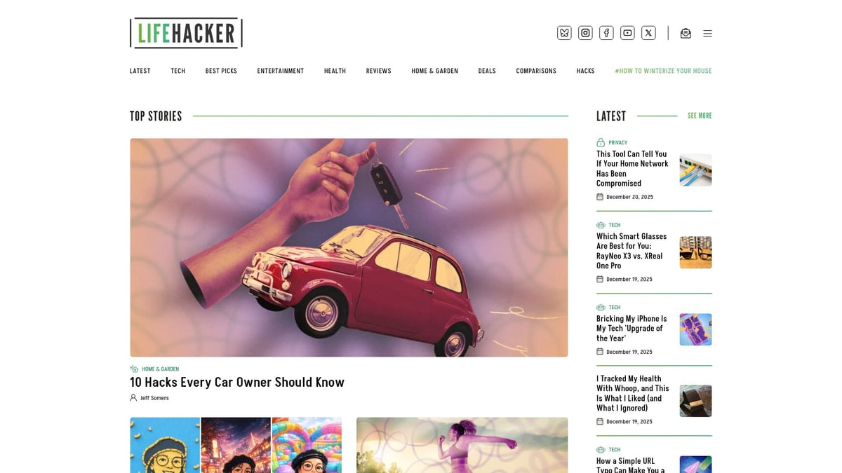 9 Inspiring Blogs on Productivity to Transform Your 2026 Routine - 2. Lifehacker