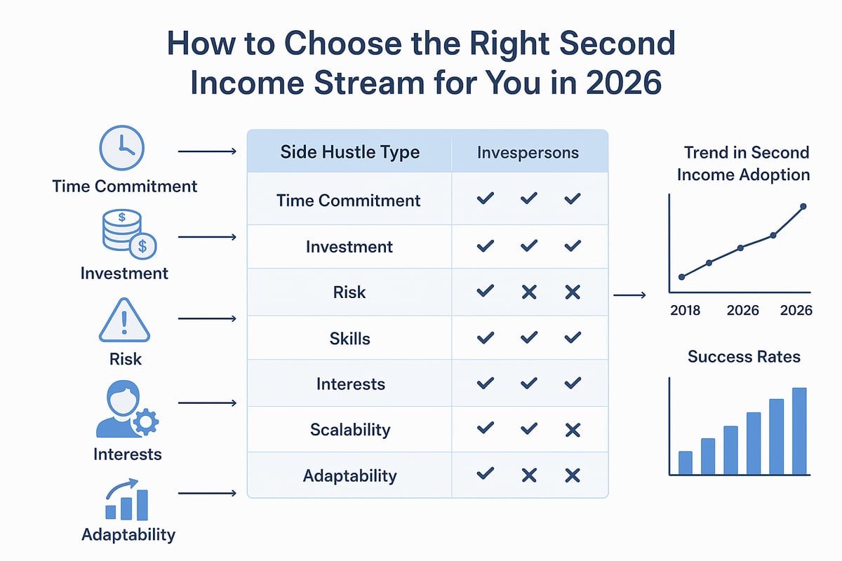How to Choose the Right Second Income Stream for You