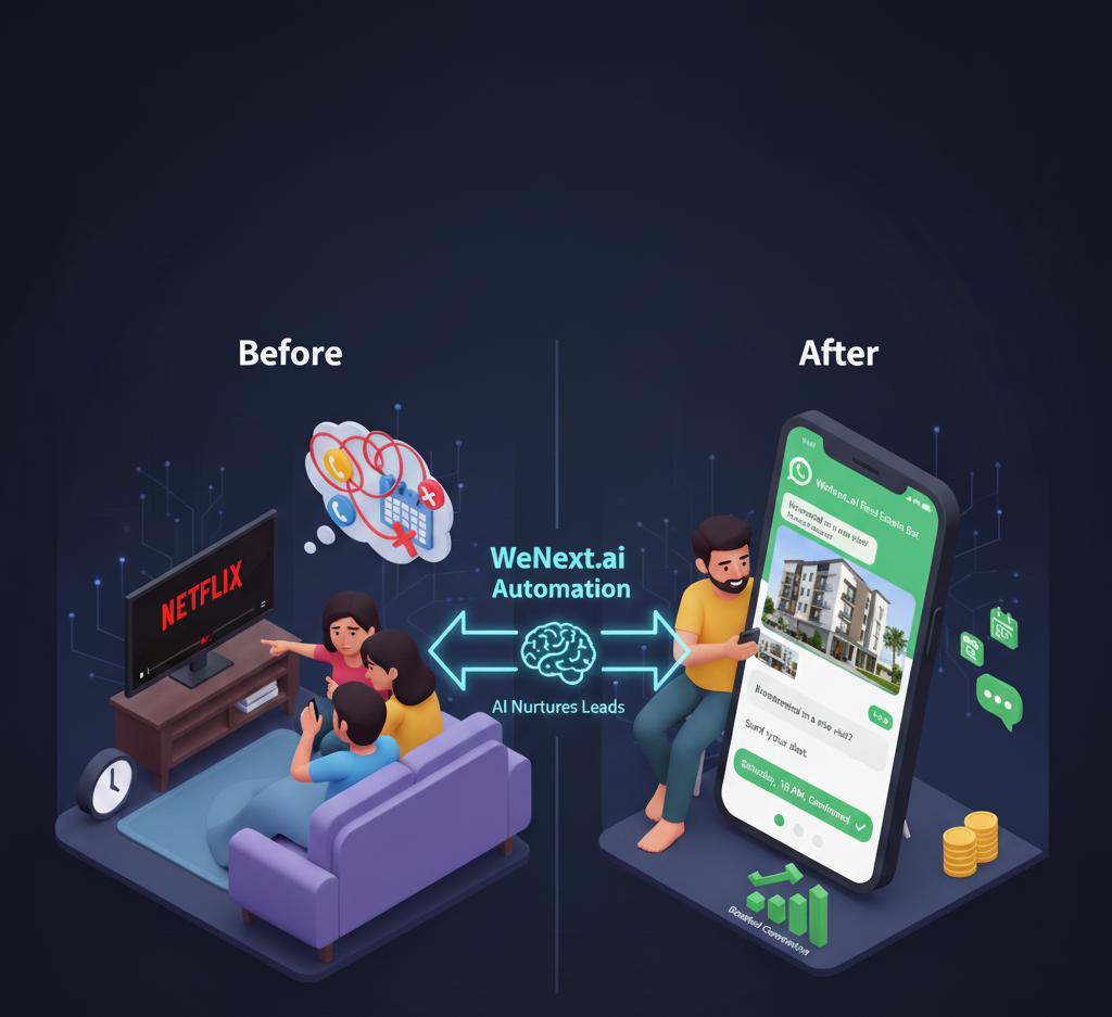 How WeNext.ai Makes Real Estate Lead Generation Effortless — Even During Midnight Netflix Hours