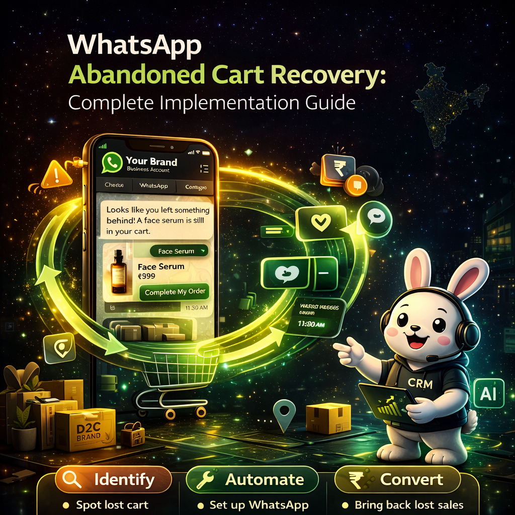 WhatsApp Abandoned Cart Recovery: Complete Implementation Guide