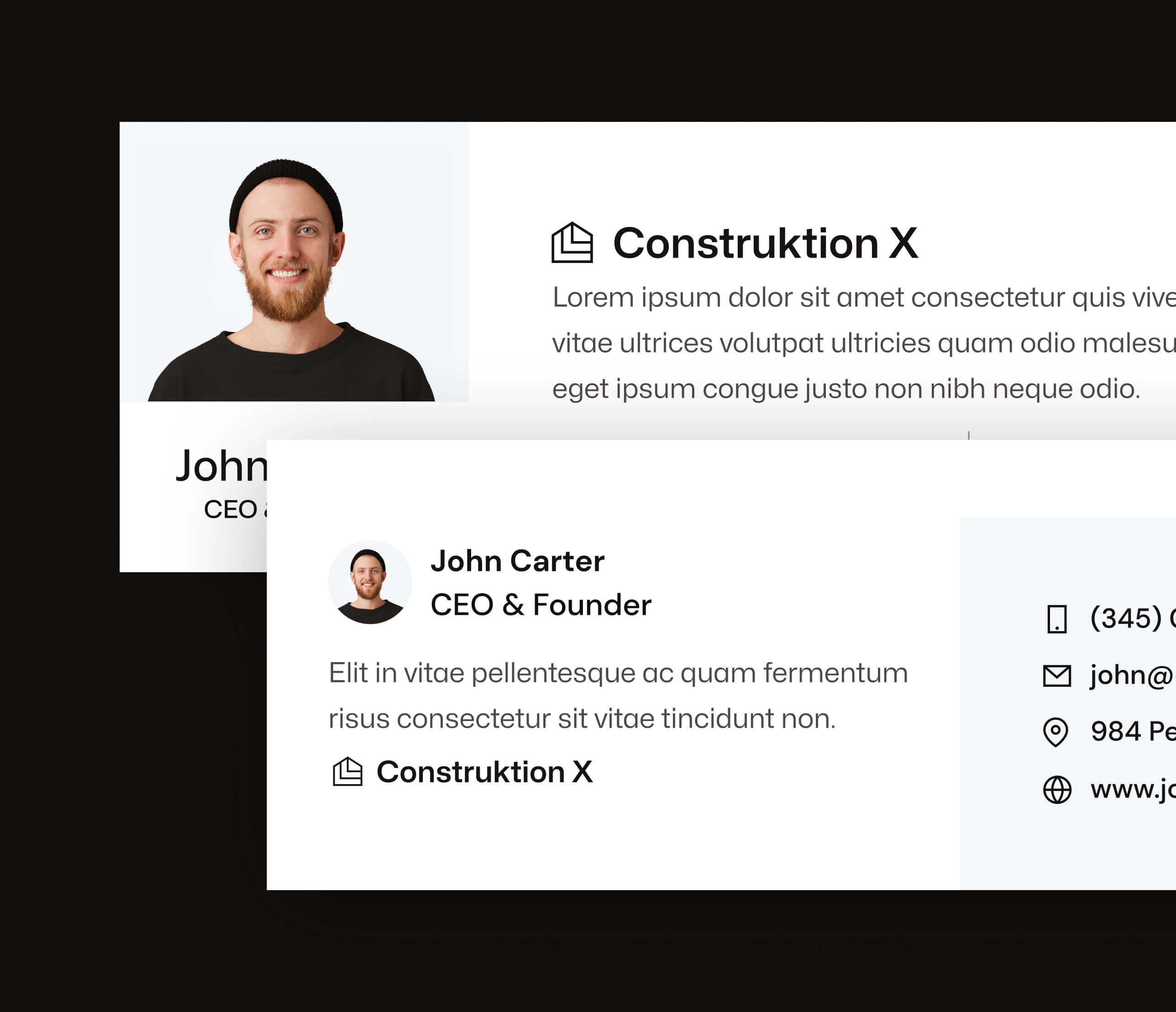 Construktion X - Email Signature Included - Construction Webflow Template