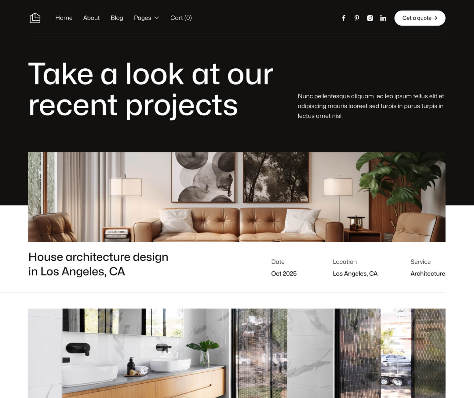 Construktion X - Portfolio Page - Construction Webflow Template