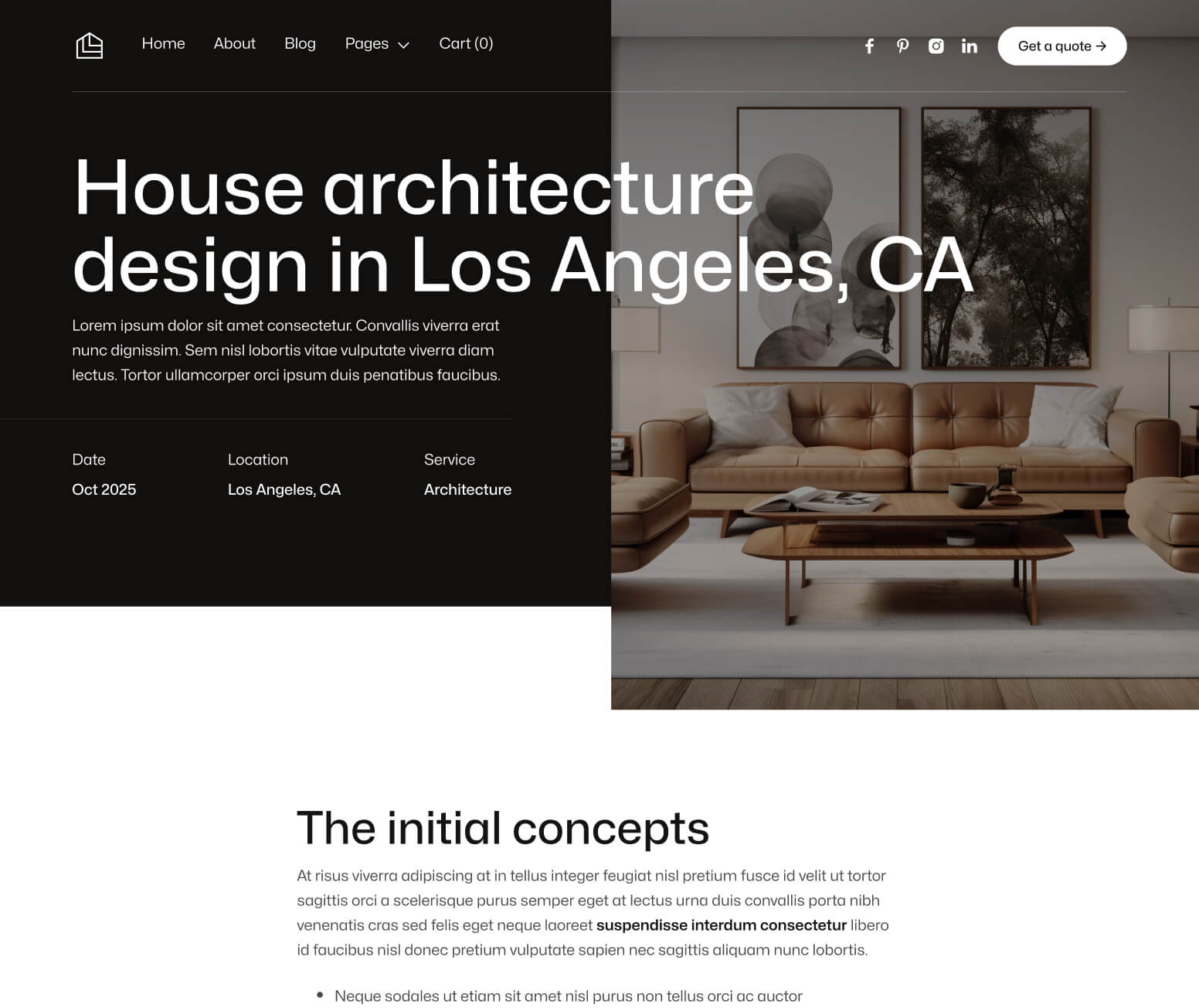 Construktion X - Portfolio Single Page - Construction Webflow Template