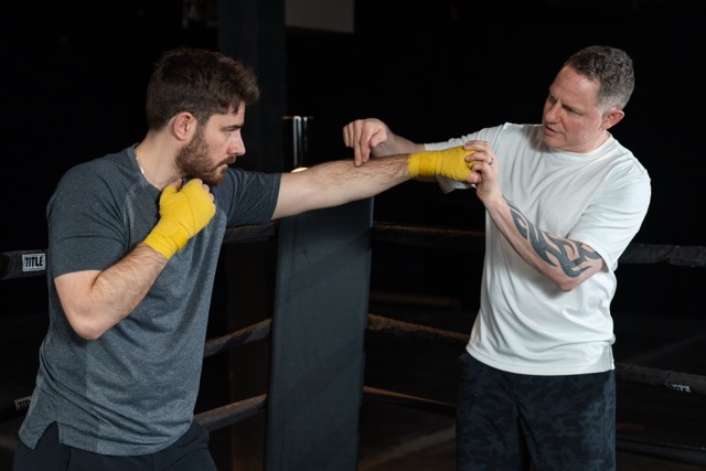 Sparring session in the Monarc ring