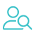 Turquoise speech bubble icon with three horizontal lines, symbolizing text or communication.