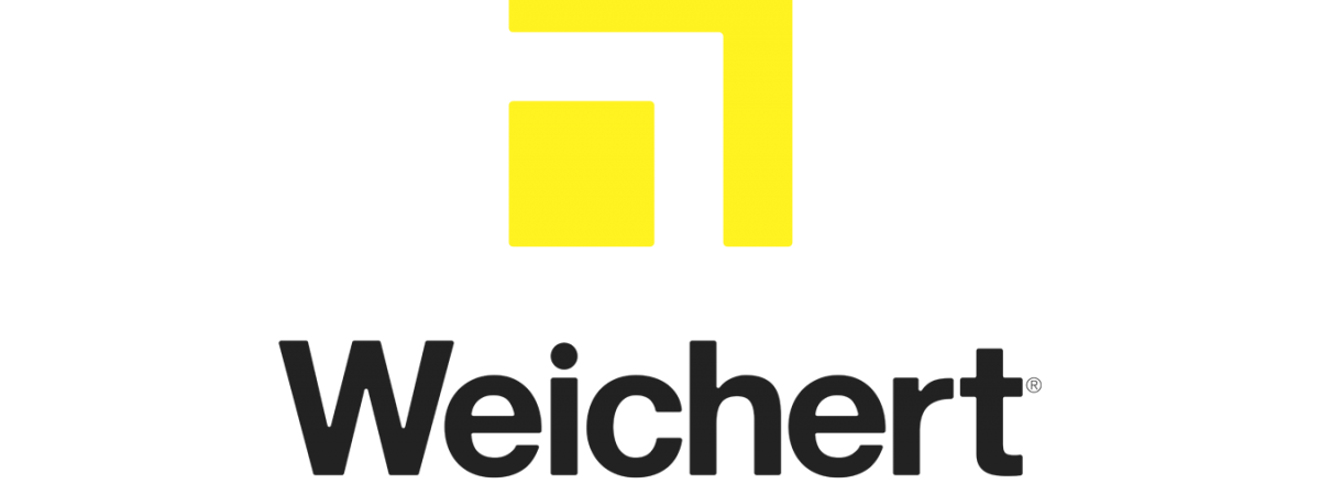 Weichert logo featuring a bold yellow geometric design above the company name in black text.