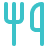 Turquoise Psi and Phi symbols in a minimalist, modern design on a transparent background.