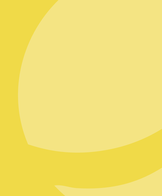 Motif abstrait composé de formes courbes jaune clair et jaune vif.