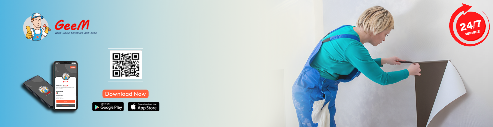 wallpaper fixing in Dubai