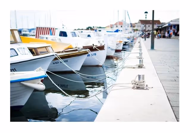 Boats at a harbor