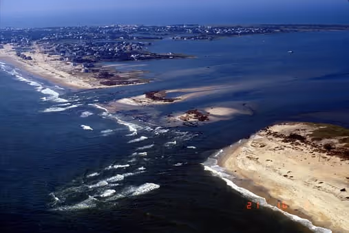 Hatteras Island damage by Hurricane Isabel