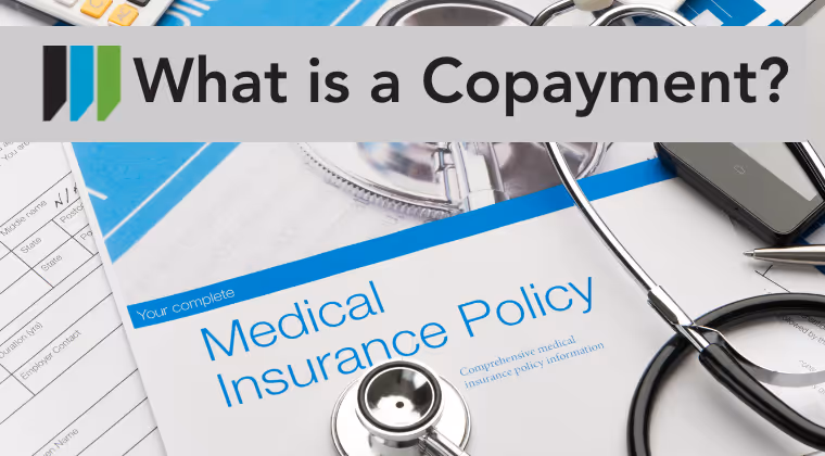 Wells insurance banner with text What is a Copayment?