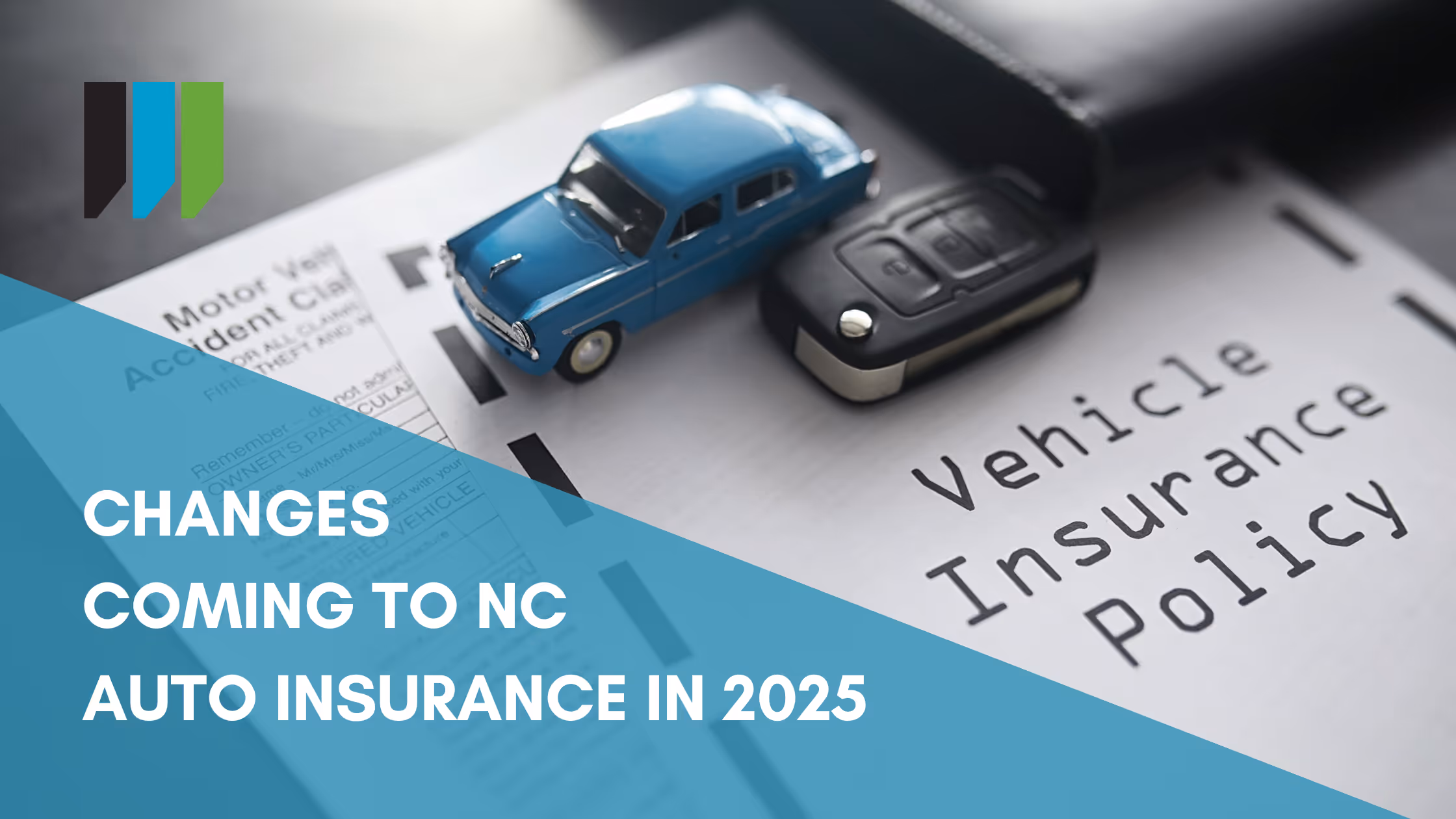 Wells insurance banner with text Changes Coming to North Carolina Auto Insurance in 2025