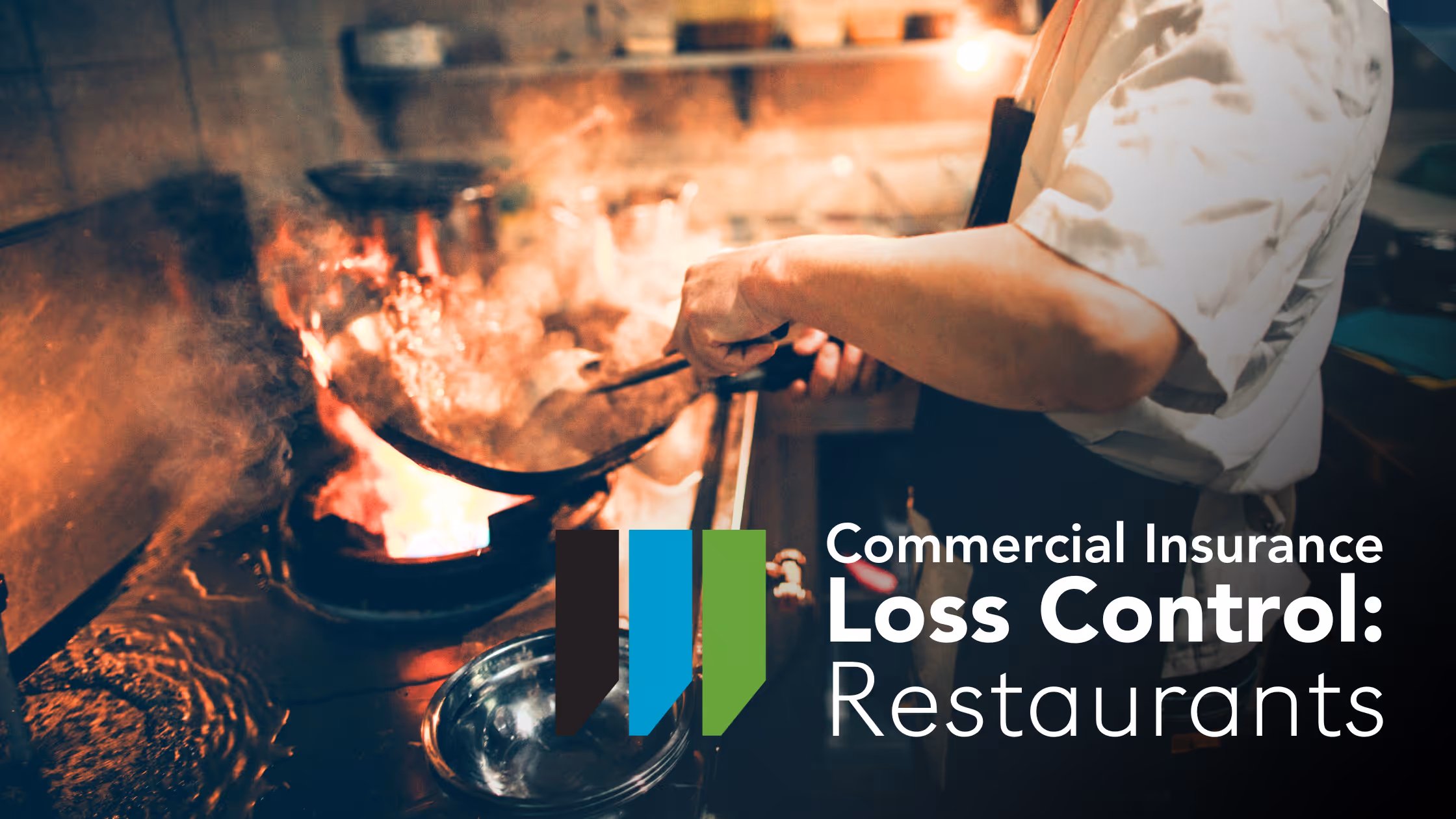 Wells insurance banner with text Loss Control Tips - Restaurants
