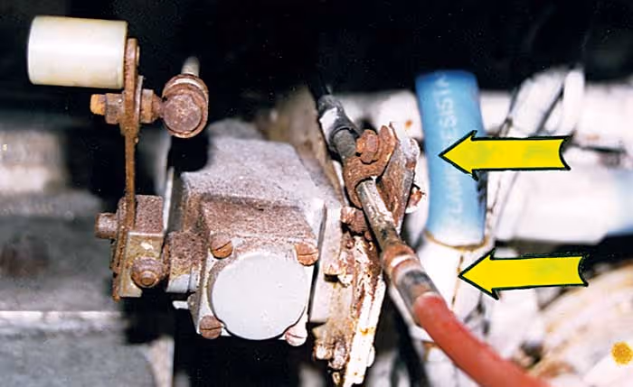 Boat battery jump cable corrosion