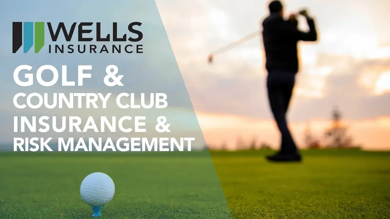 Wells insurance logo with Golf and country club insurance and risk management