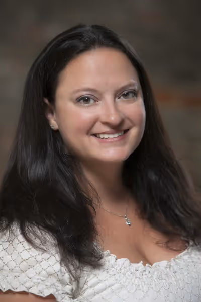 A portrait photograph of Barbara Johnston