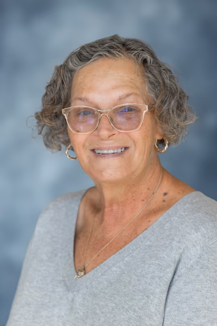 A portrait photograph of Teresa Barnes