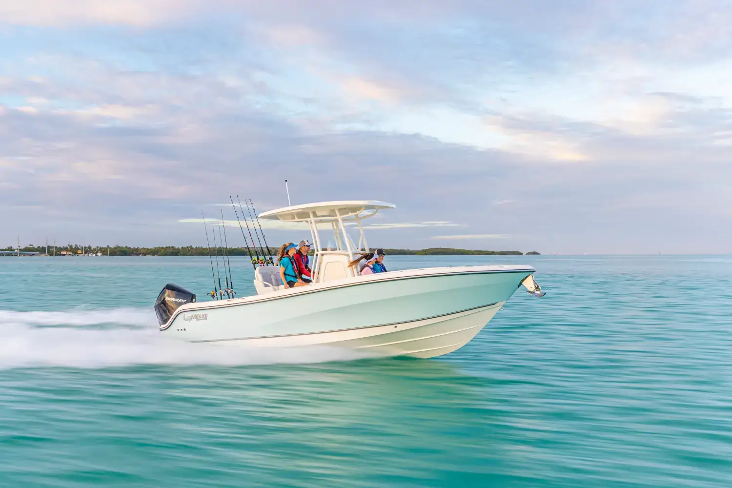 Four people in a boat 