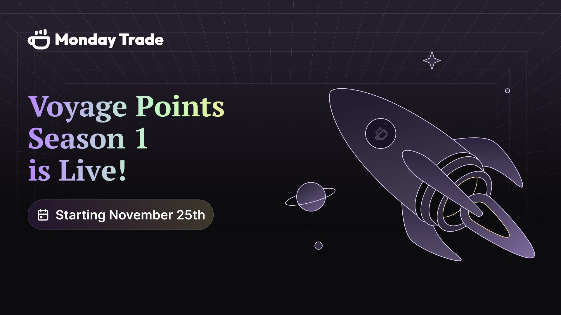 Reward Hub: Earn Voyage Points on Monday Trade