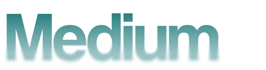 Medium logo in green text on a transparent background.