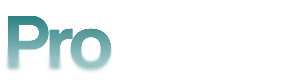 The word 'Pro' written in large, teal-colored letters on a transparent background.