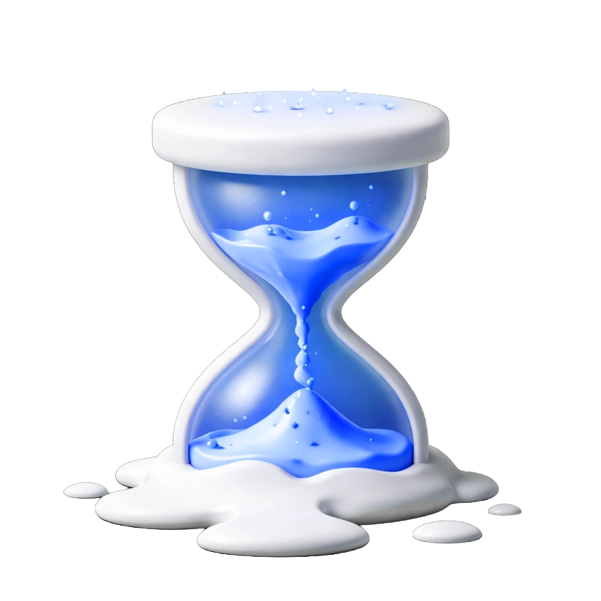 Sablier qui fond illustrant le temps perdu sur les tâches administratives en PME.