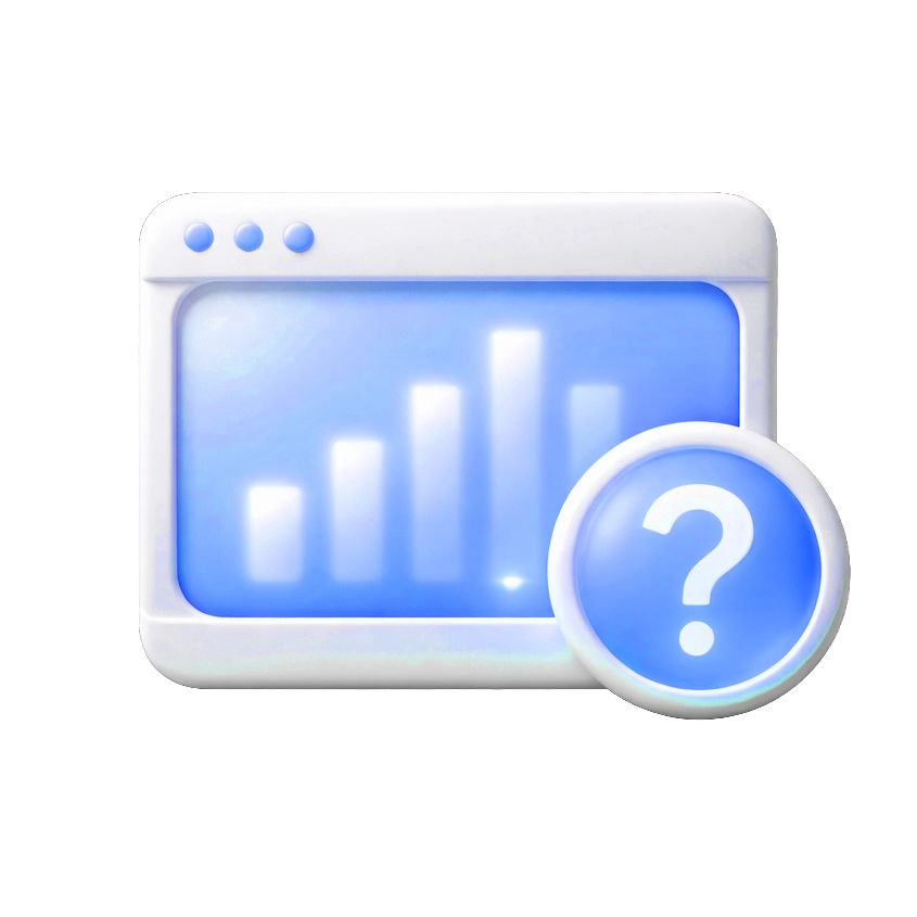 Dashboard flou sans visibilité sur les KPIs illustrant le manque de pilotage en PME.