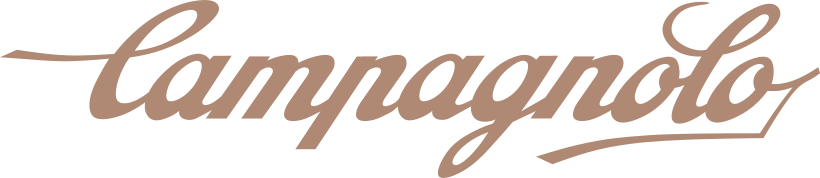 Campagnolo brand logo in stylized brown cursive text.