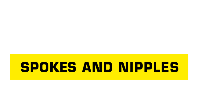 SAPIM logo with the tagline Spokes and Nipples on a yellow background.