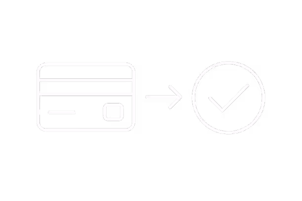 Illustration de paiement simple et sécurisé.