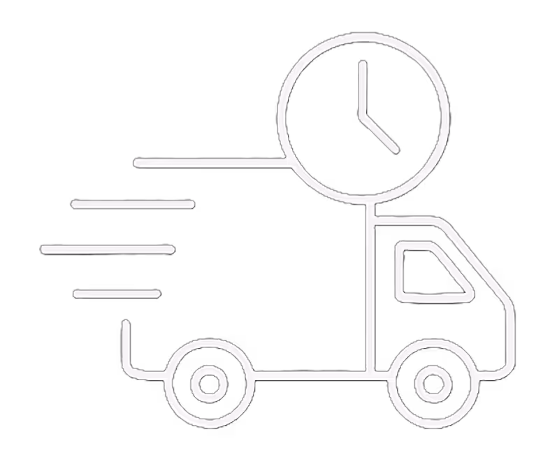 Illustration d'un service livré rapidement.