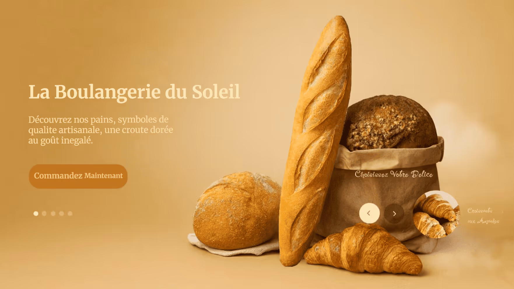 Image illustrant la création de site internet relatif à la boulangerie.