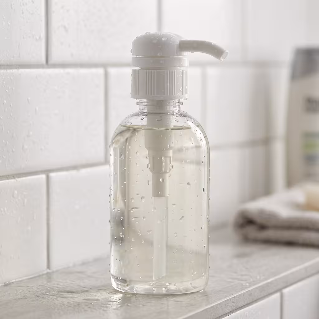 Lotion pumpe med slange i PP, stemningsbillede