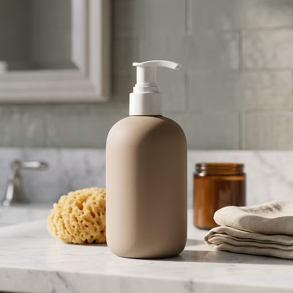 Lotion pumpe med slange
