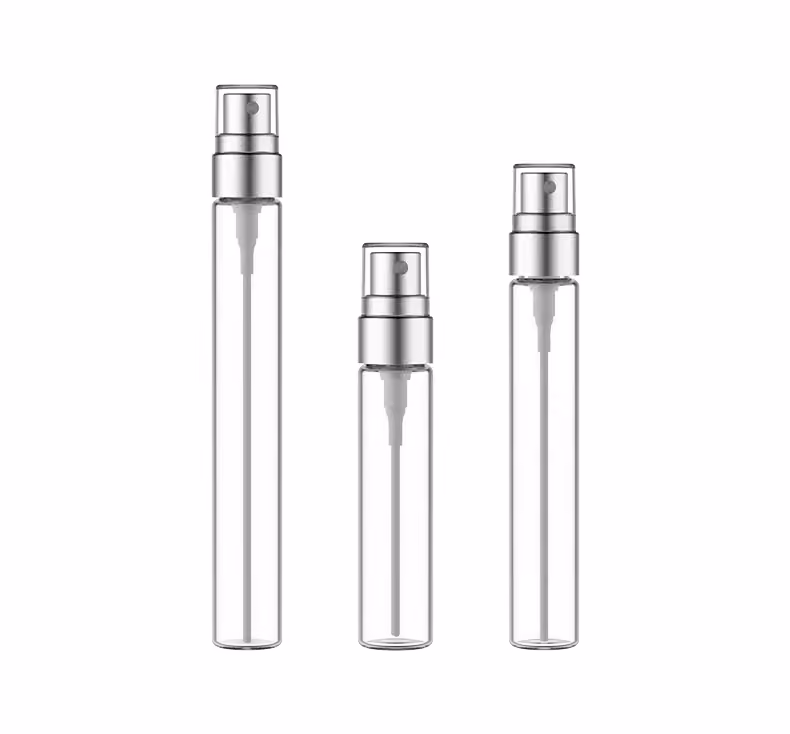 Sprayflaske i aluminium og glas