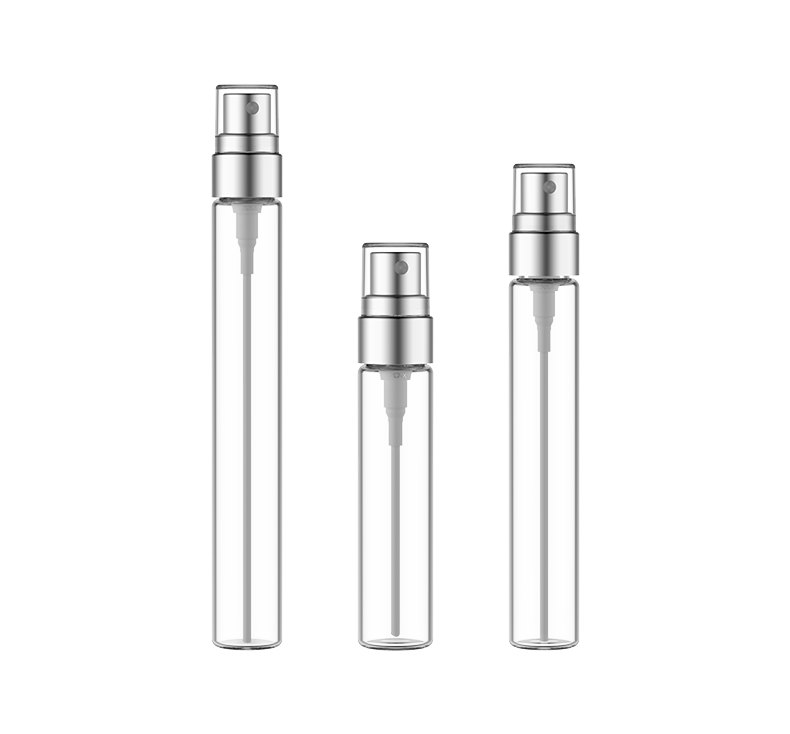 Sprayflaske i aluminium og glas