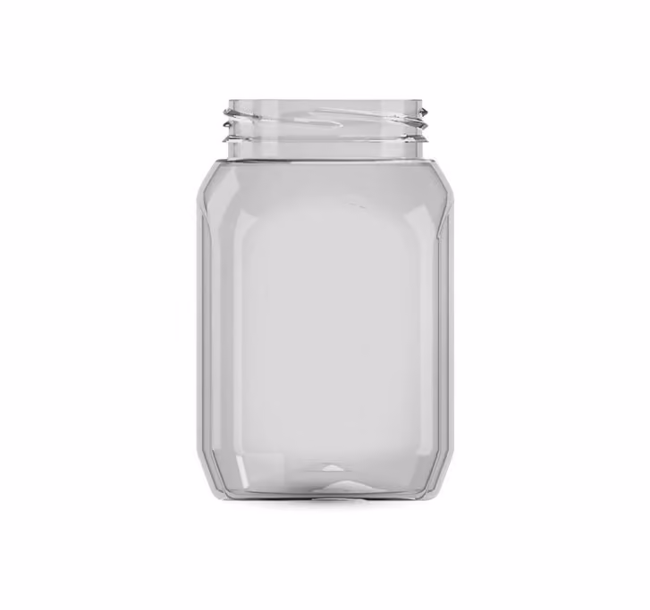 PET-krukke, 500 ml, lukning ø63 mm