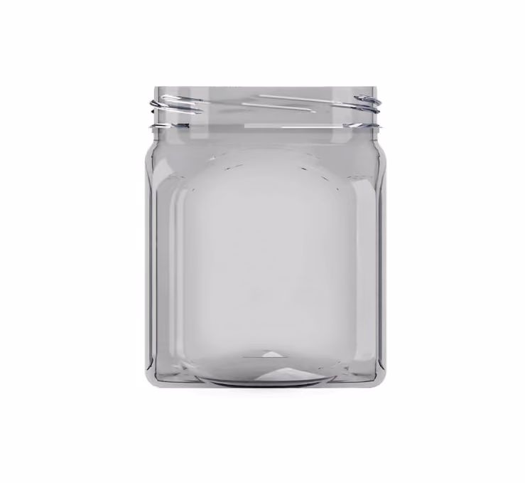 PET-krukke, 500 ml, lukning ø82 mm