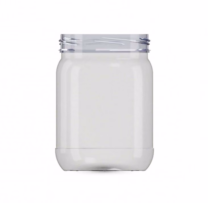 PET-krukke, 500 ml, lukning ø82 mm
