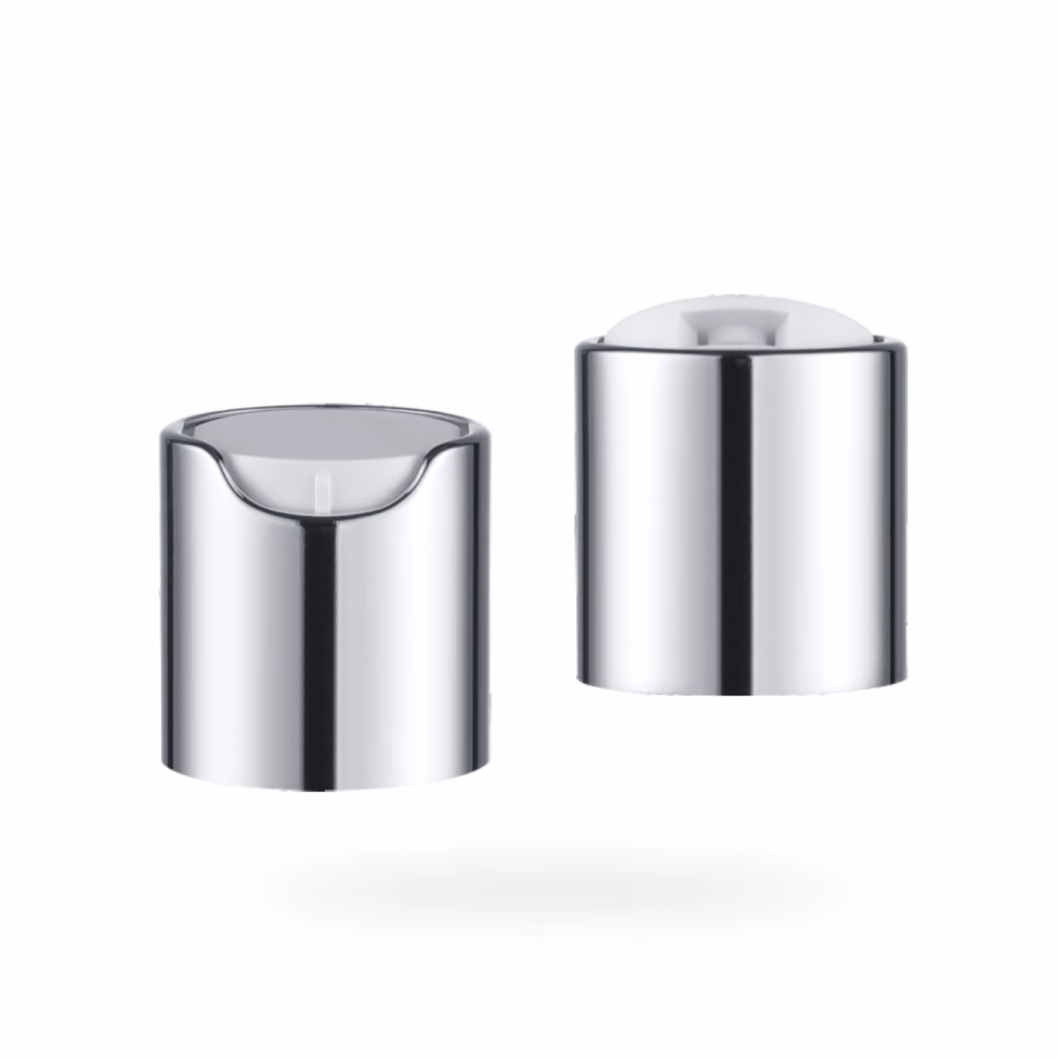 Disc top låg i aluminium, plastik og PP, lukning 24/415