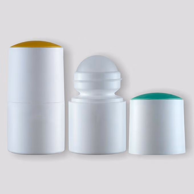 Deo roll-on i glas og PP, hvid