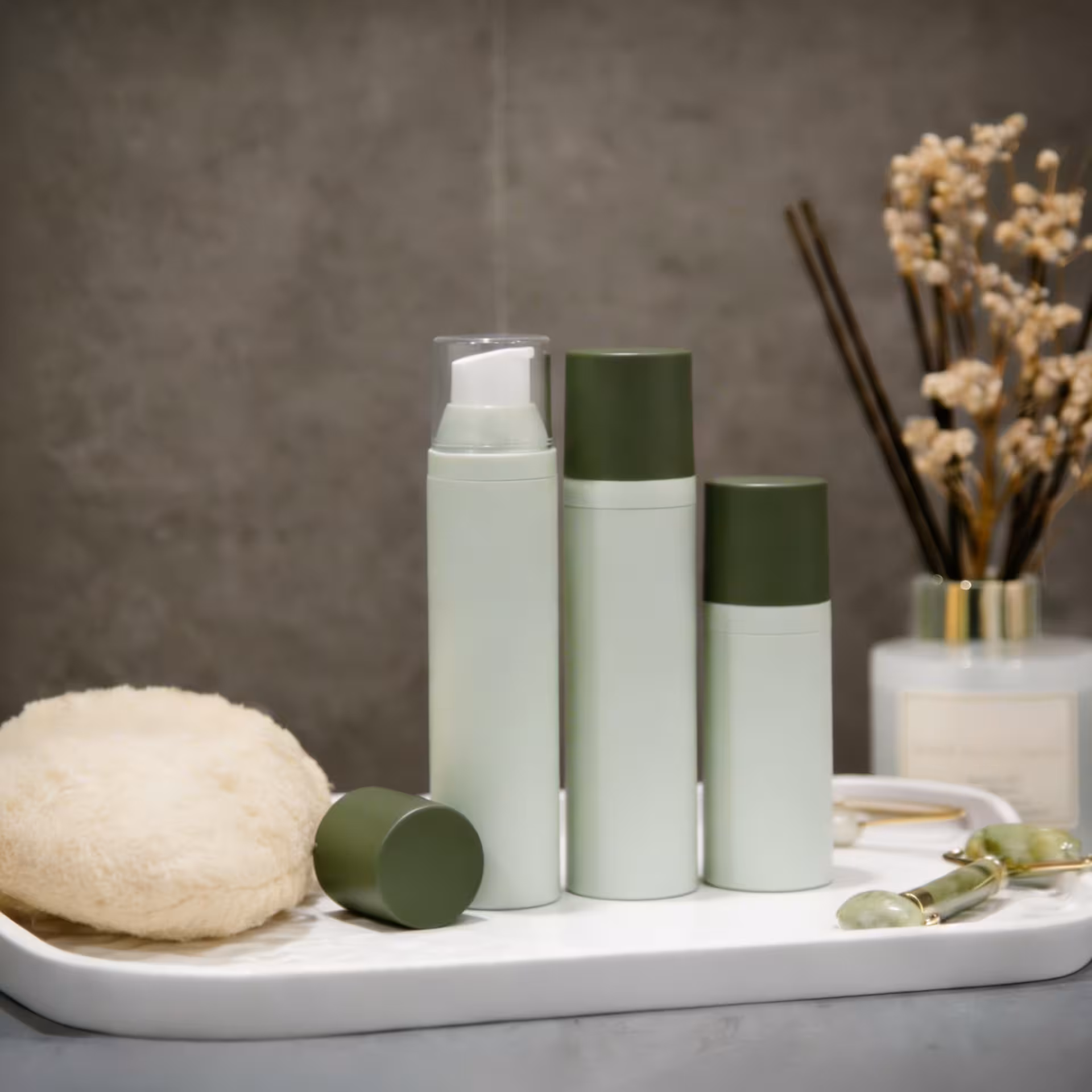 Airless pump bottle i PP