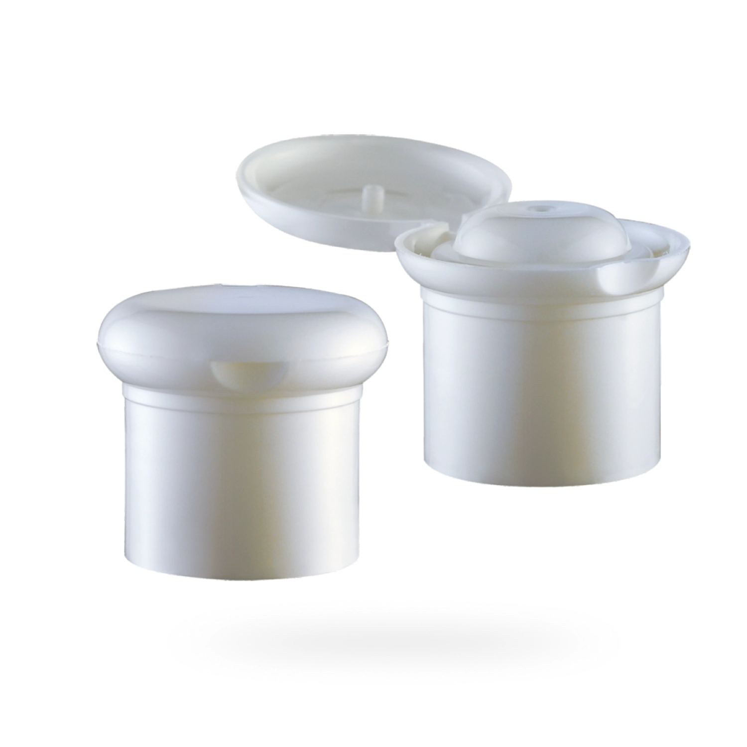 Flip top cap in Plastics