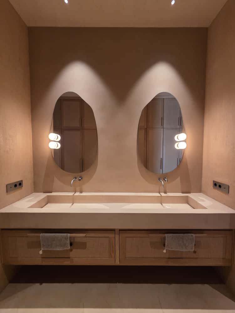 image of a chic, abstract sculpture featured in a department store's home decor section